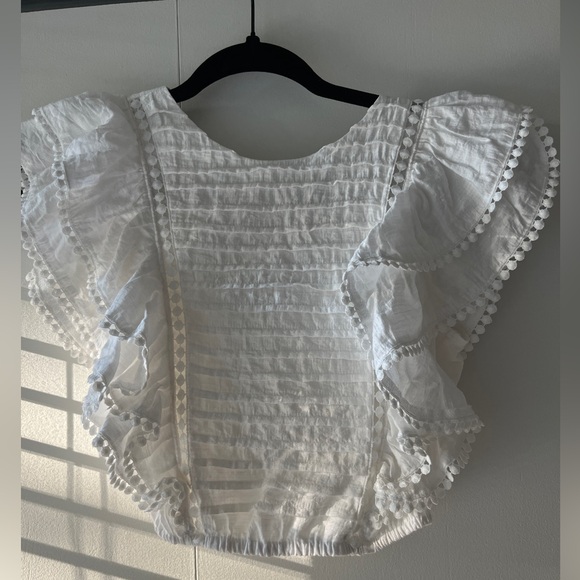 SELFIE LESLIE - WILD AND FREE PINTUCK PLEAT AND LAYERED RUFFLE SET - Picture 4 of 10